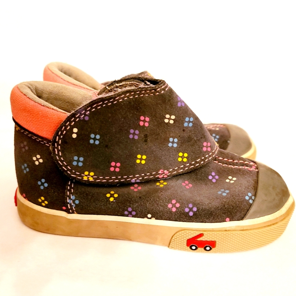 See Kai Run Grey Toddler Shoes Velcro Size 7